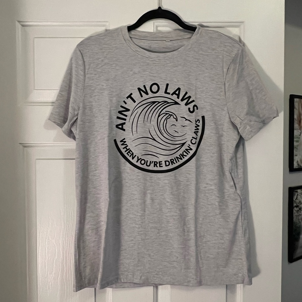 Gray Graphic T-Shirt